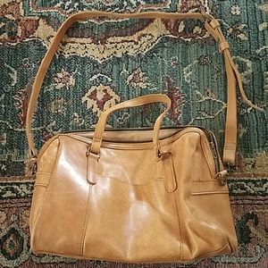 ABLE Livefashionable Leather Handbag Purse Cognac